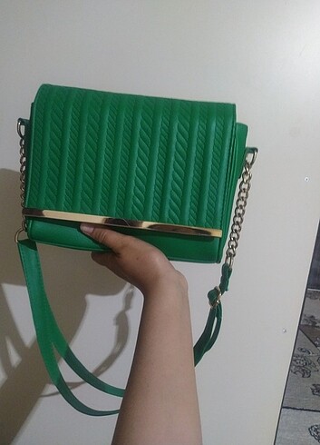 Zara Yeşil çanta 