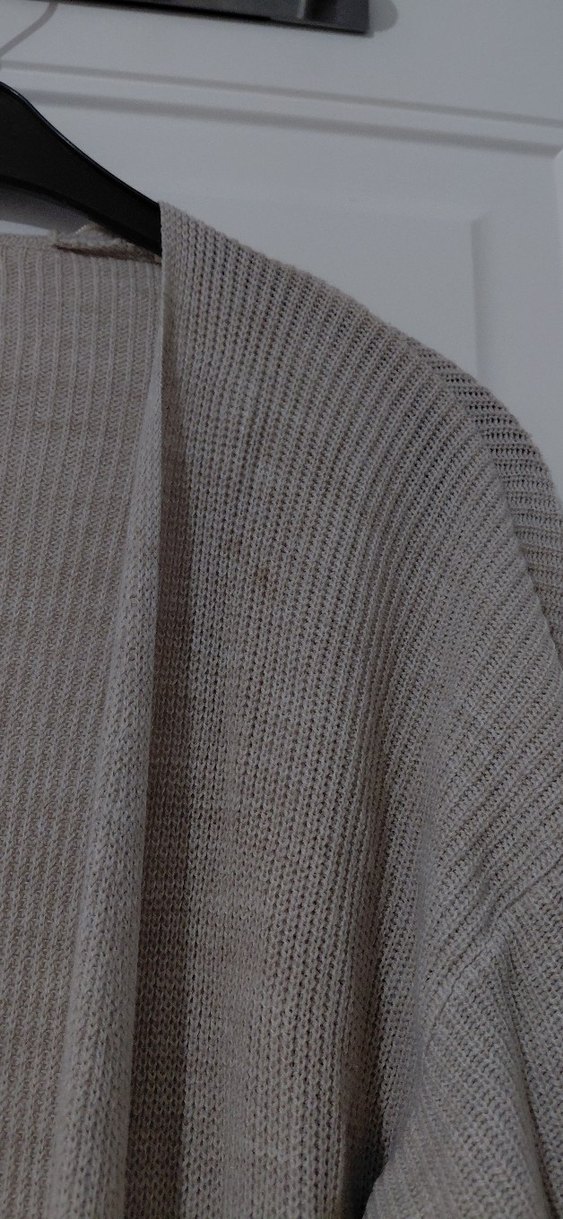 Uzun Bej Kadın Hırka - Görsel 3