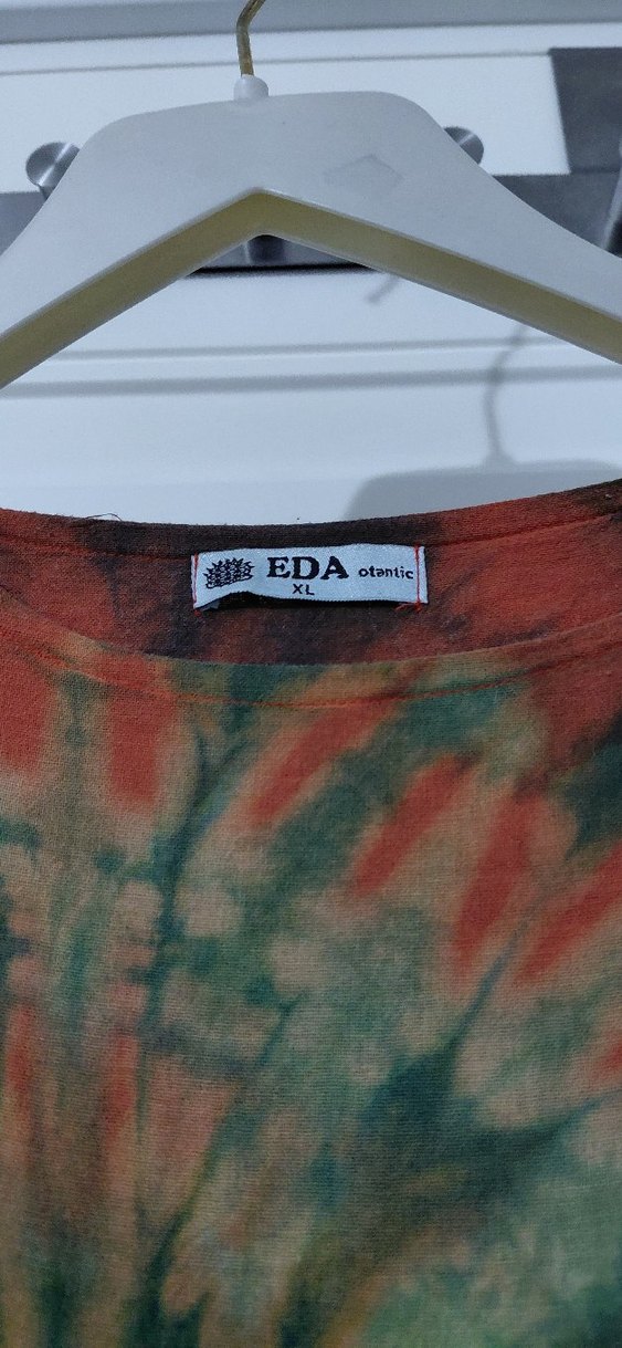 Uzun Bağlama Desenli Bohem Elbise - Görsel 2