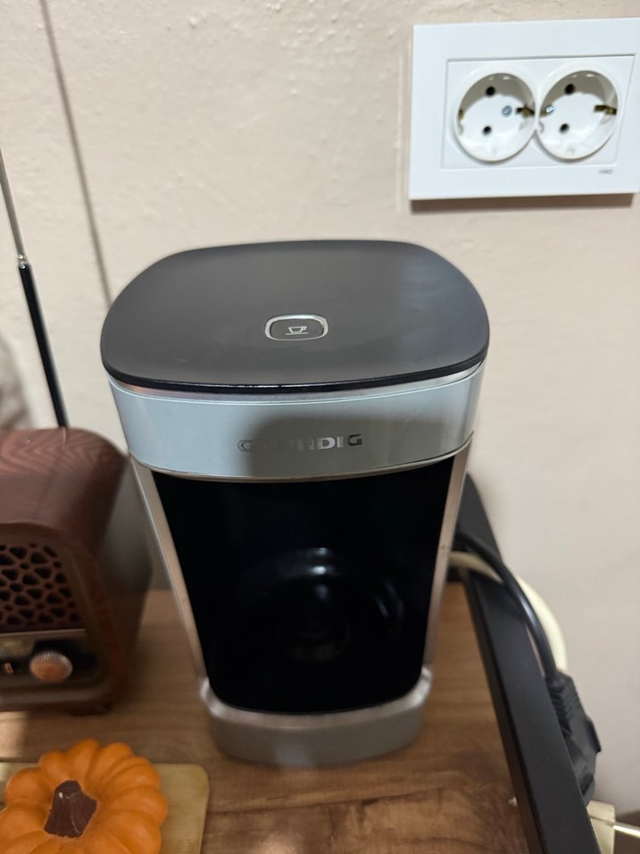 Grundig Gri otomatik türk Kahve Makinesi - Görsel 2