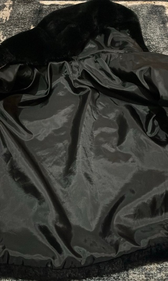 Peluş kürk mont - Görsel 4