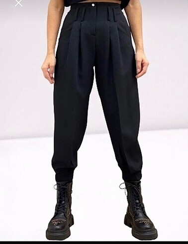 Paçası pensli pantalon