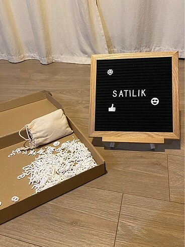 Ahşap yazı tahtası