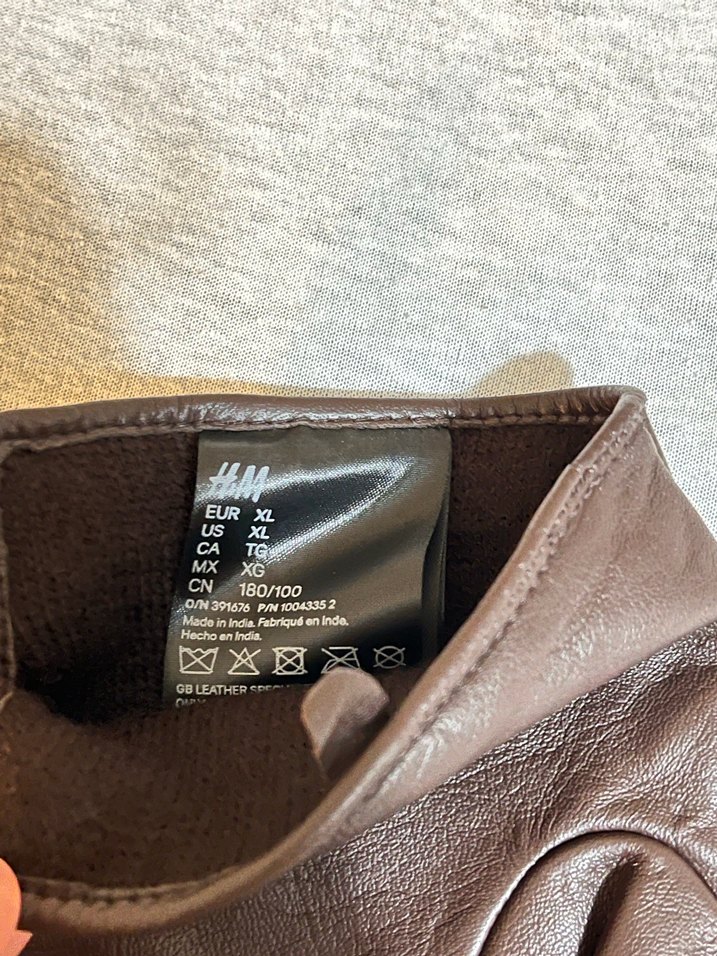 Kahverengi Deri Kadın Eldivenleri - Görsel 3