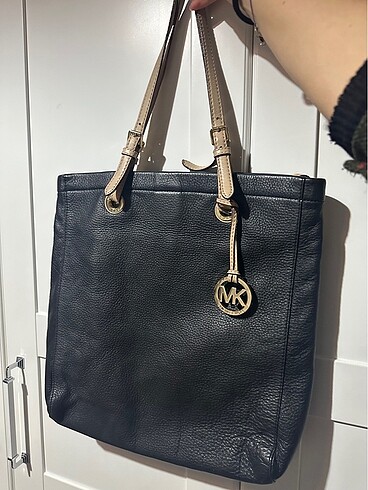 Orjinal Michael Kors Siyah Deri Çanta