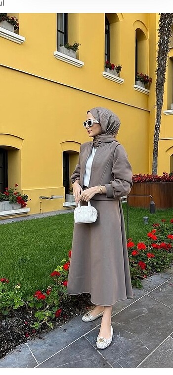 m Beden haki Renk İkili takım