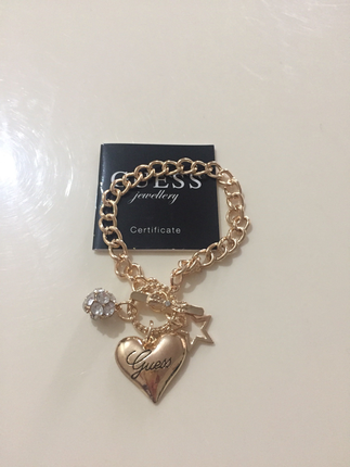 Guess Taşlı Gold Bileklik