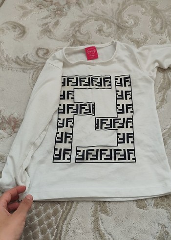 Baskılı Uzun Kollu Kız çocuk badisi - Görsel 2