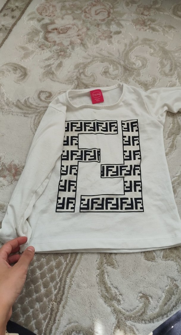 Baskılı Uzun Kollu Kız çocuk badisi - Görsel 2