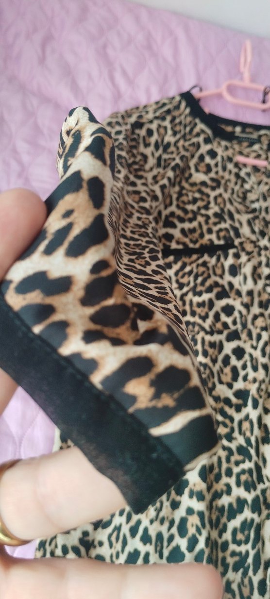 Leopar Desenli zara gömlek - Görsel 2