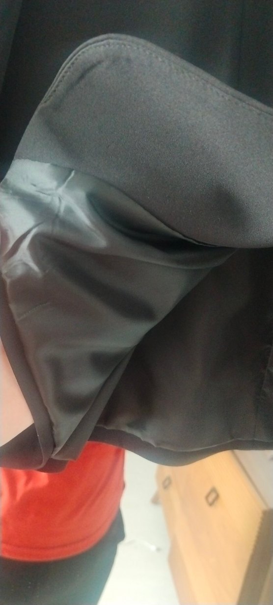 Siyah Kadın Ofis Blazeri, Düğmeli, Normal Boy - Görsel 4