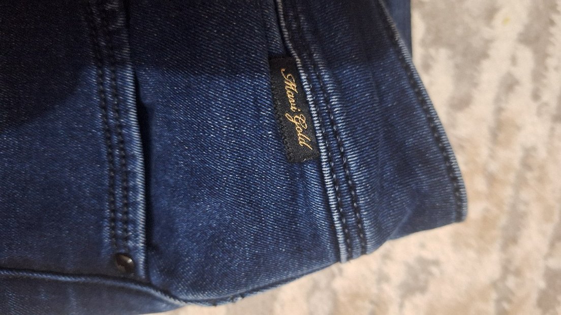 Lacivert Midi Boy Yırtmaçlı Kadın Kot Pantolon - Görsel 4