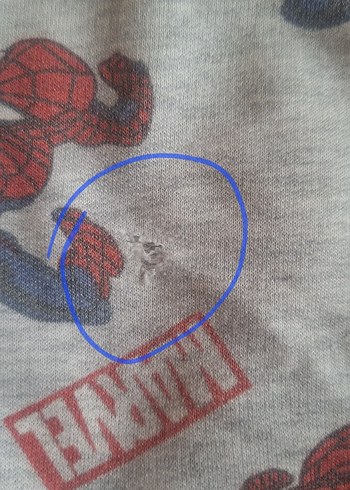 Erkek Çocuk Marvel Baskılı Gri Eşofman Altı - Görsel 2