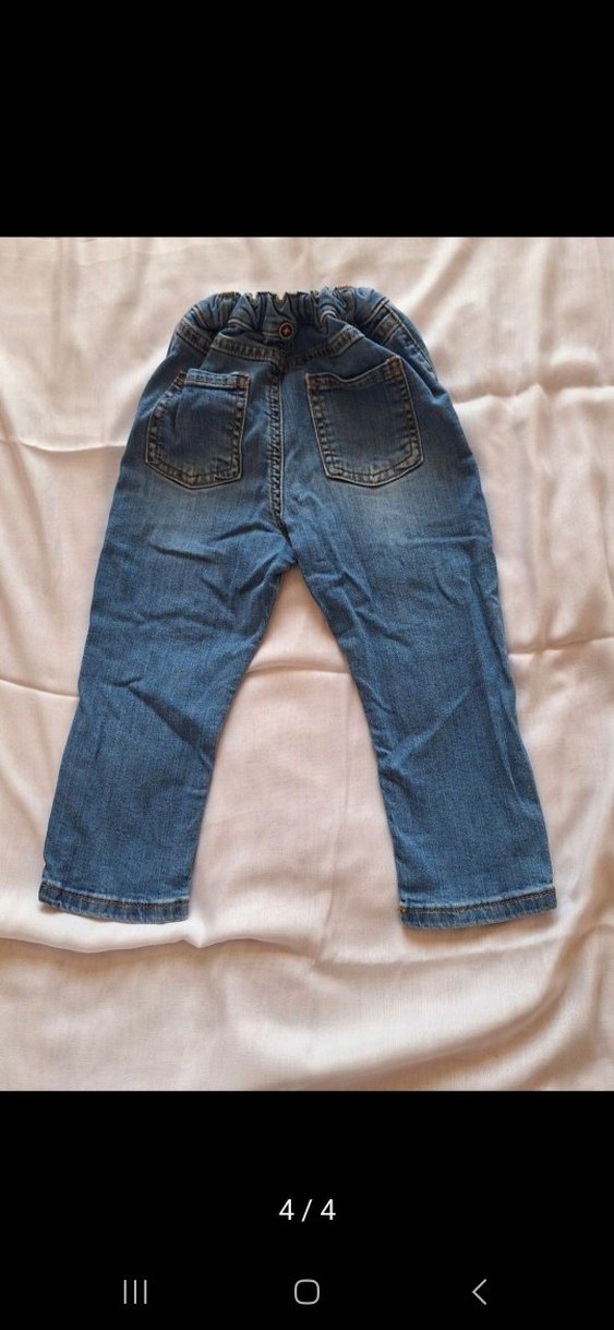 Erkek Çocuk Mavi Regular Fit Kot Pantolon - Görsel 4