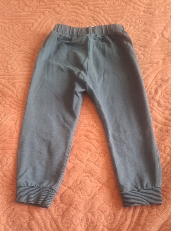 Gri Erkek Çocuk Rahat Kesim Pantolon - Görsel 3