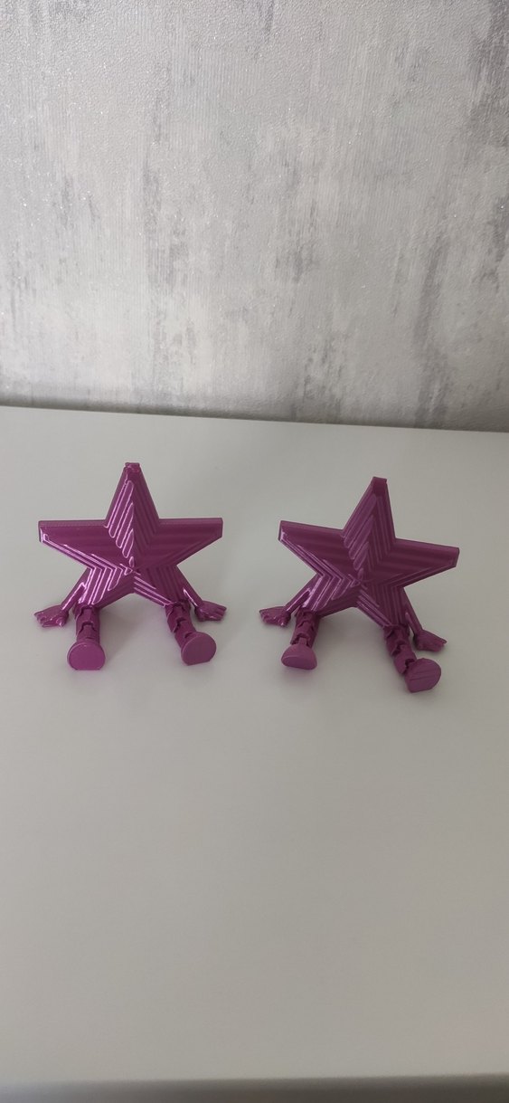 Mor Yıldız Figürlü Dekoratif Obje - Görsel 4