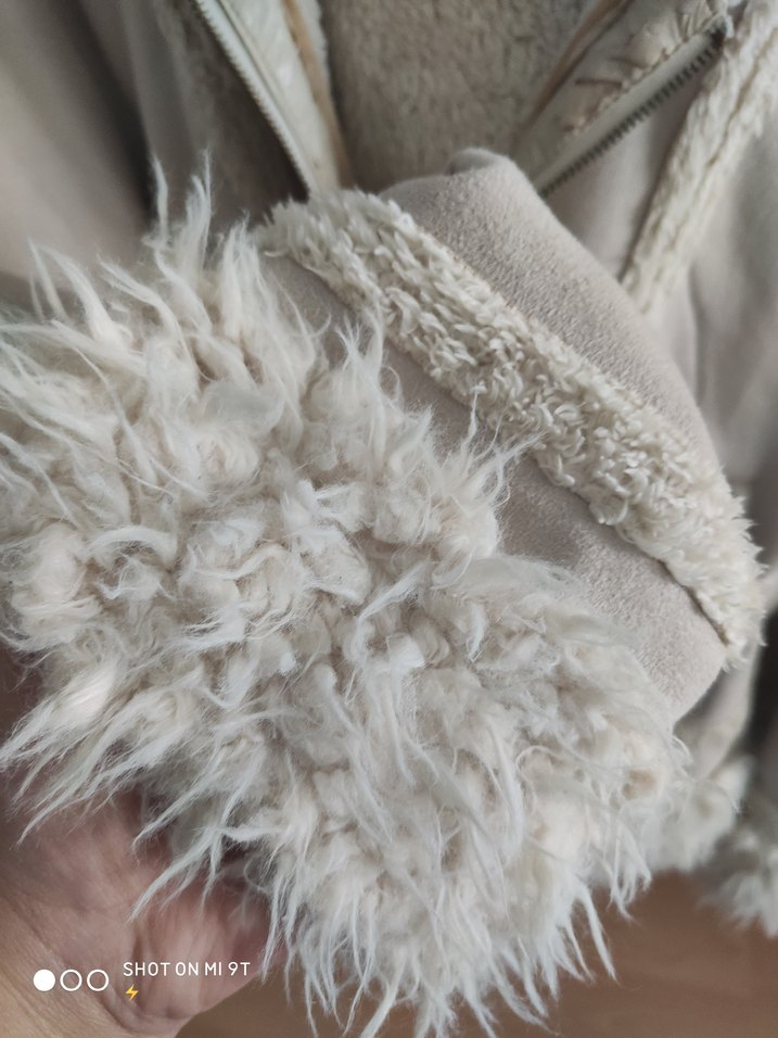 Kapüşonlu Beyaz Kadın Kışlık Ceket +1 sürpriz hediye - Görsel 4