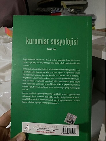  Kurumlar sosyolojisi