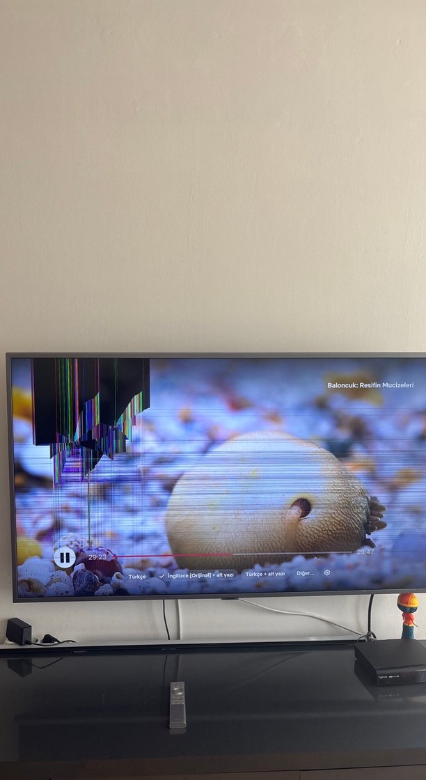 SAMSUNG Çok Renkli Panelde kırık var - Görsel 2