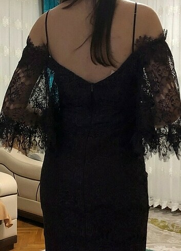 Mürdüm Rengi Elbise - Görsel 2