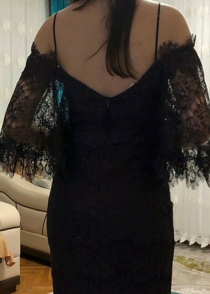 Mürdüm Rengi Elbise - Görsel 2