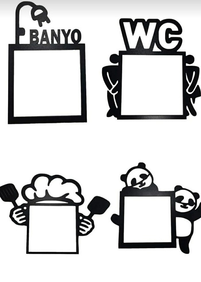 ODA STİKERLERİ (4 ADET) - Görsel 5