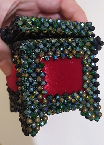 EL EMEĞİ KADİFE TAKI KUTUSU  - Görsel 12