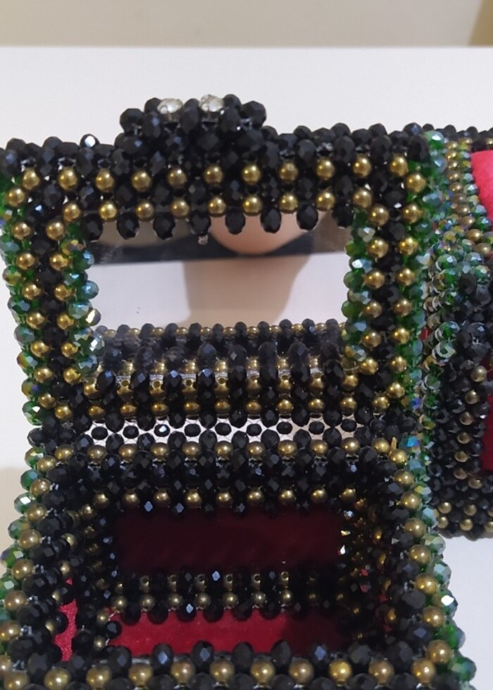 EL EMEĞİ KADİFE TAKI KUTUSU  - Görsel 3