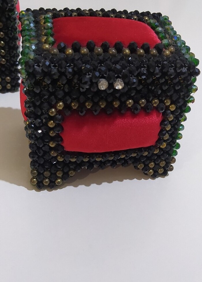 EL EMEĞİ KADİFE TAKI KUTUSU  - Görsel 4