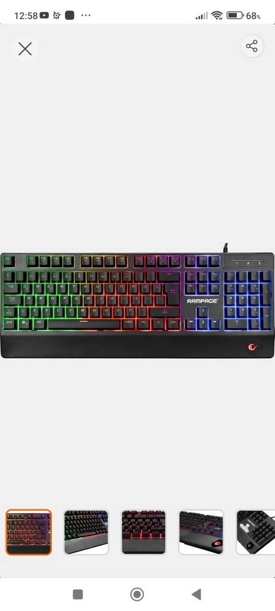 RA Siyah Kablolu Klavye - Görsel 2