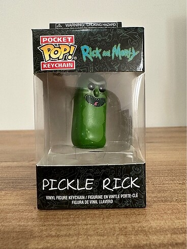 Rick and Morty Pickle Rick Funko Pop Anahtarlık