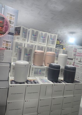 Renkli Işıklı Taşınabilir Hava Temizleyici ve Nemlendirici - Görsel 6