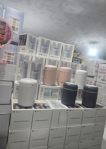 Renkli Işıklı Taşınabilir Hava Temizleyici ve Nemlendirici - Görsel 5