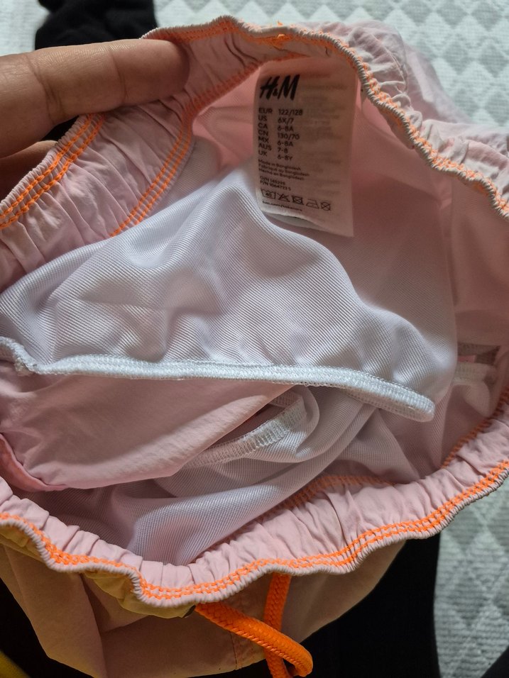 Beyaz Erkek Çocuk Pastel Swim Şortu - Görsel 3