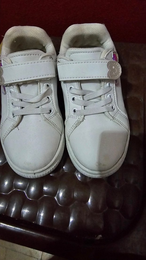 Kız Çocuk Beyaz Renkli Baskılı Spor Ayakkabı - Görsel 2