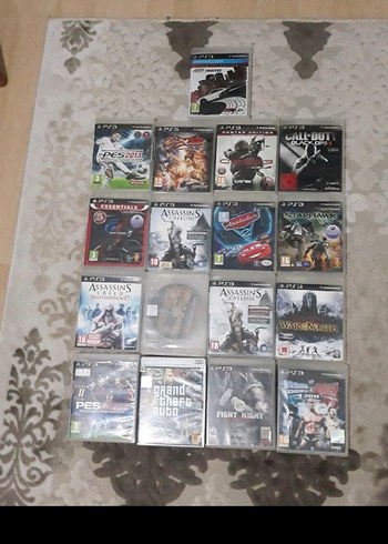 PlayStation 3 Oyun Paketi 17 Adet toplu