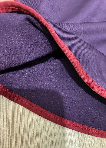 Diğer Kadın Mor Mini Şort Kemerli Spor Tarzı
