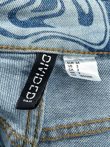 34 Beden mavi Renk H&M Jean / Kot Şort %70 İndirimli.