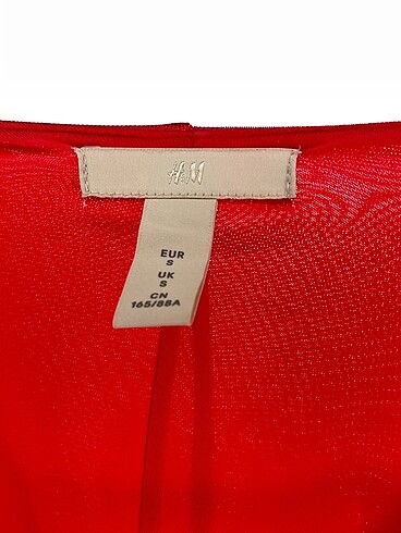 s Beden kırmızı Renk H&M Uzun Elbise %70 İndirimli.