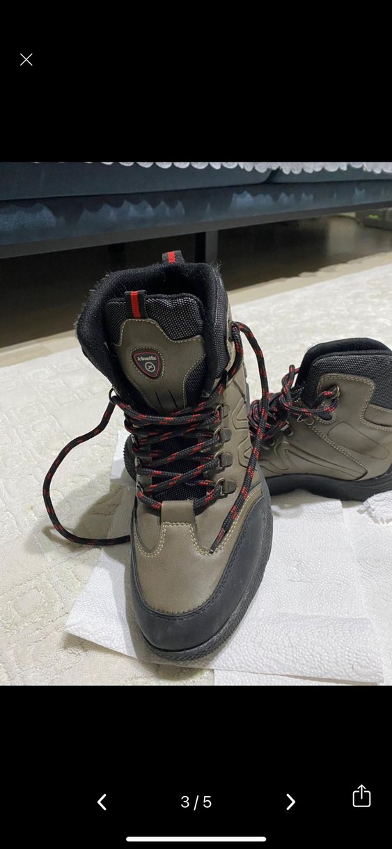 Kamuflaj Desenli Erkek Outdoor Bot - Görsel 2