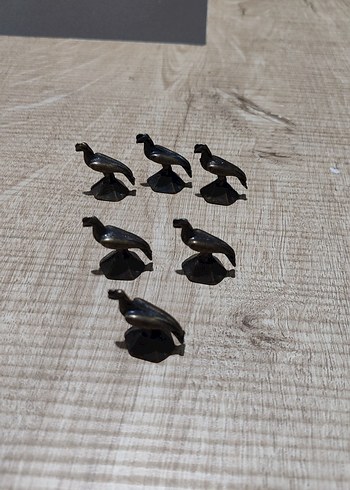 PİRİNÇ MİNYATÜR KUŞ FİGÜRÜ - Görsel 4