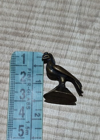 PİRİNÇ MİNYATÜR KUŞ FİGÜRÜ - Görsel 5