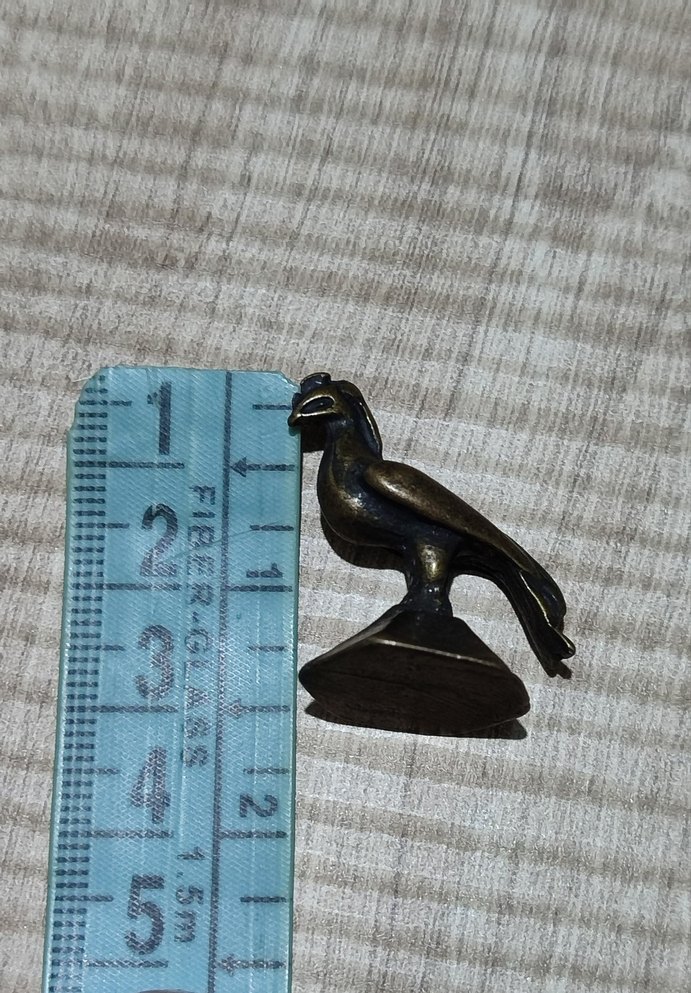 PİRİNÇ MİNYATÜR KUŞ FİGÜRÜ - Görsel 5