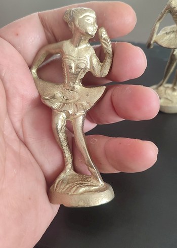 PİRİNÇ Bale Dansçısı Biblo 3'lü SET - Görsel 3