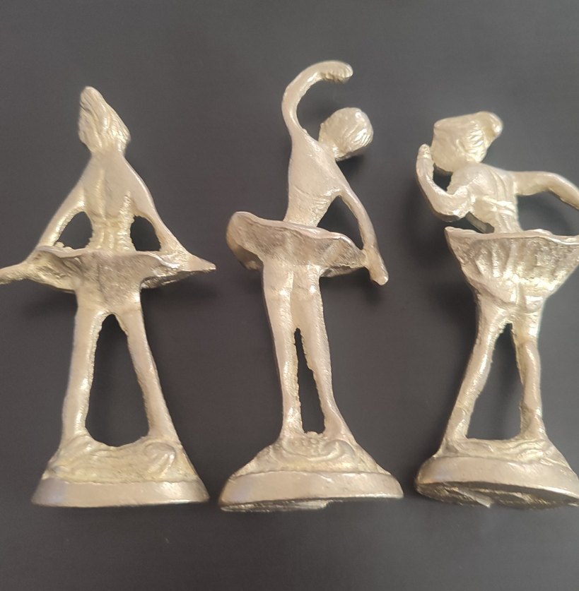 PİRİNÇ Bale Dansçısı Biblo 3'lü SET - Görsel 5