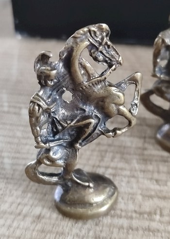 PİRİNÇ Eskitme Renkli Atlı Figür - Görsel 2