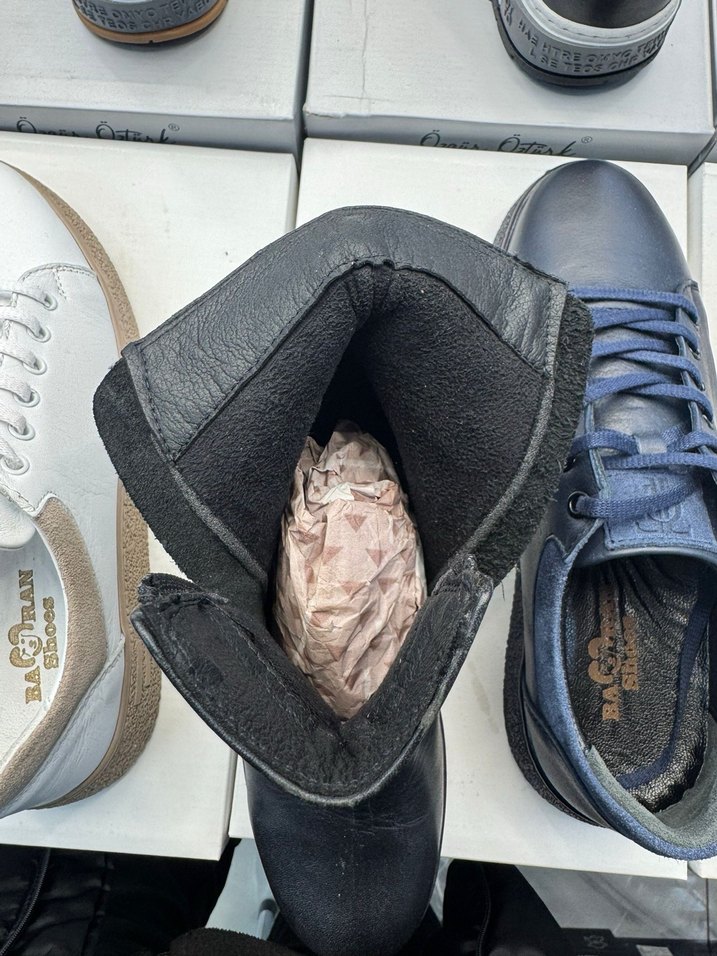 Orjinal Deri Siyah Tokalı Kadın Biker Bot 36 Numara - Görsel 3