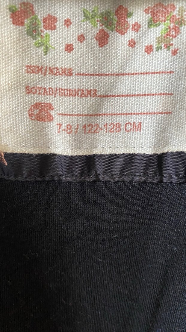 Kız Çocuk Siyah Yıldız Desenli Fermuarlı Yelek - Görsel 3