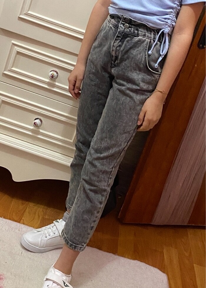 kız çocuk jean - Görsel 2