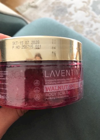 Laventin Cilt Işığı Walnut Shell Vücut Peelingi - Görsel 3